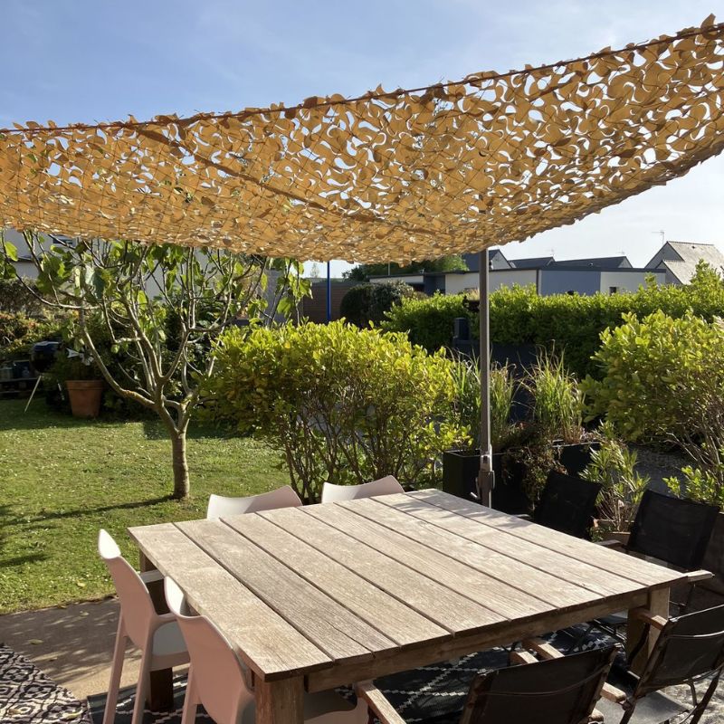 Pourquoi choisir un filet de camouflage pour aménager votre terrasse ?
