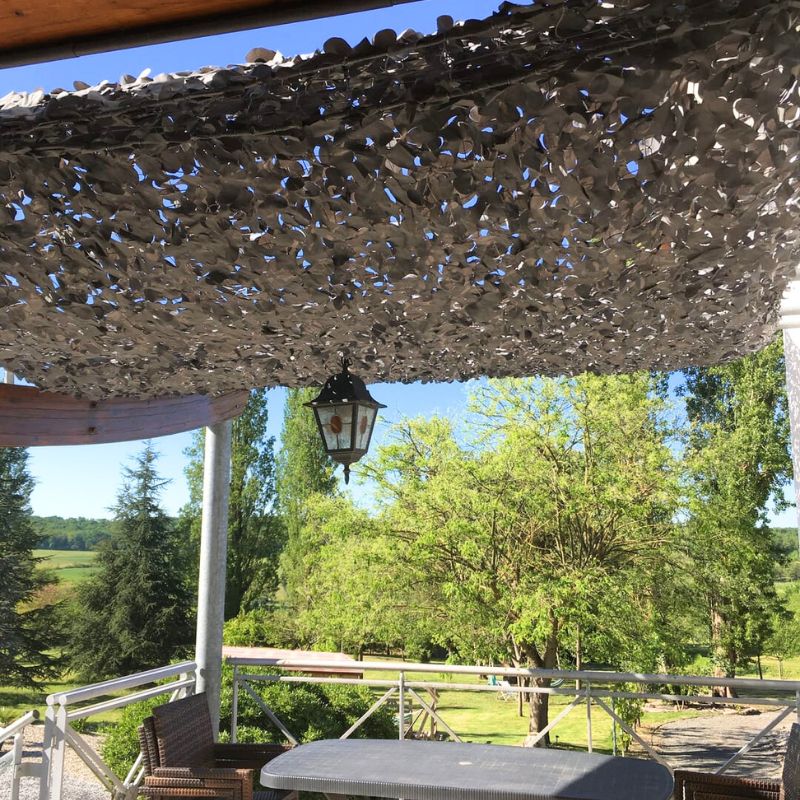 Filet de camouflage renforcé gris