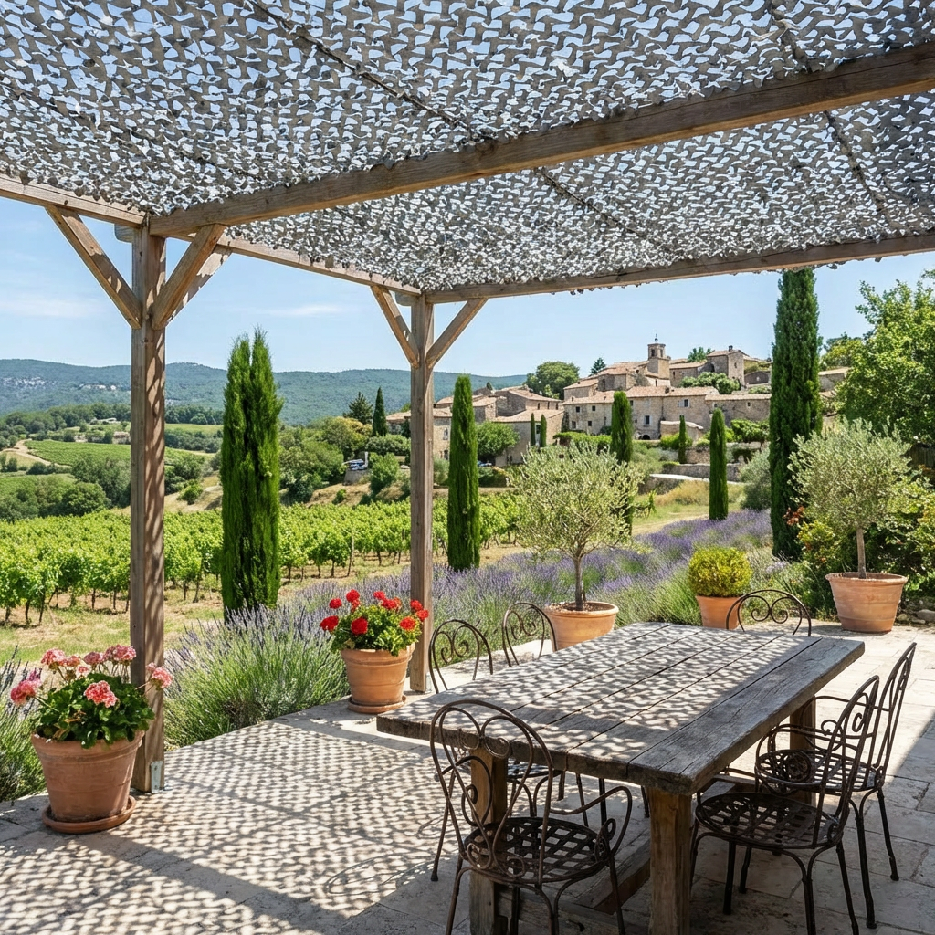 Filet de camouflage renforcé gris